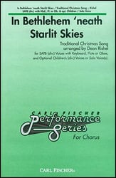 In Bethlehem Neath Starlit Skies SATB choral sheet music cover